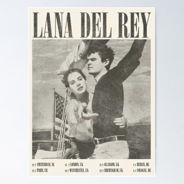 Lana Del Rey: Póster del álbum Born to Die 14x22 -  España