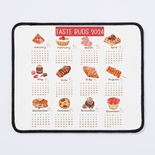 Item preview, Taste Buds 2024 Calendar designed and sold by Samilddee.
