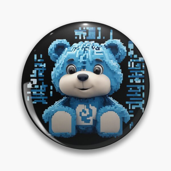 Item preview, Teddyblue  bear cute designed and sold by Touchdao.