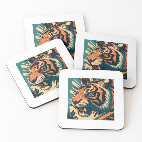 Item preview, colorful lion head, watercolor lion head, yellow blue lion head designed and sold by GreyStanzione1.