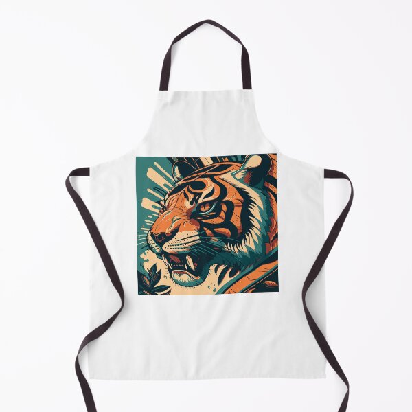 Item preview, colorful lion head, watercolor lion head, yellow blue lion head designed and sold by GreyStanzione1.