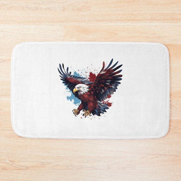 Item preview, colorful eagle, watercolor eagle, eagle flying designed and sold by GreyStanzione1.