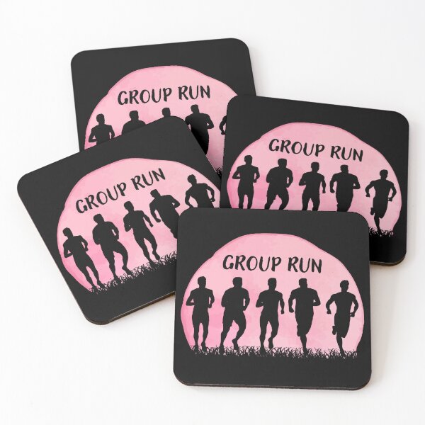 Item preview, Group Run Group run in a team with grass and moon designed and sold by wejollydigitals.