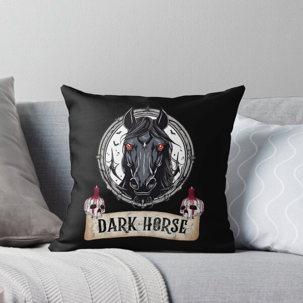 Item preview, Dark Horse - Scary Halloween Horse Racing designed and sold by HorseHorsy.