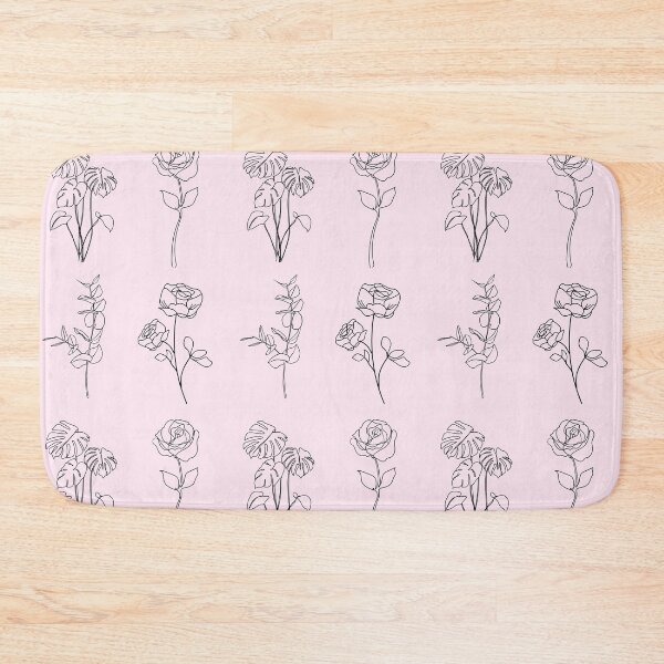 Item preview, Pink Plants Line Art designed and sold by shopcosmiclatte.