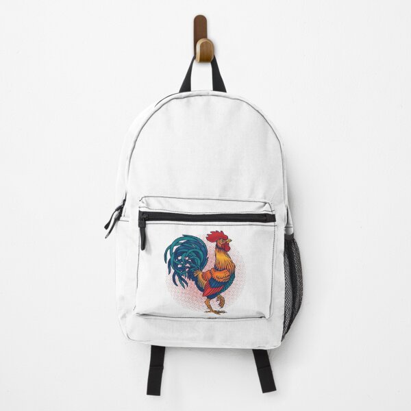 Item preview, colorful rooster, watercolor rooster, colorful chicken designed and sold by GreyStanzione1.