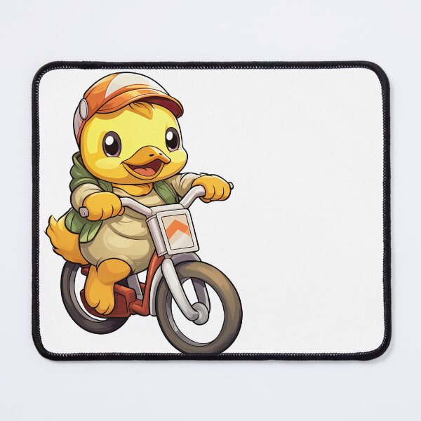Item preview, Quirky Duck on Ridding a Bicycle designed and sold by eyestetix.