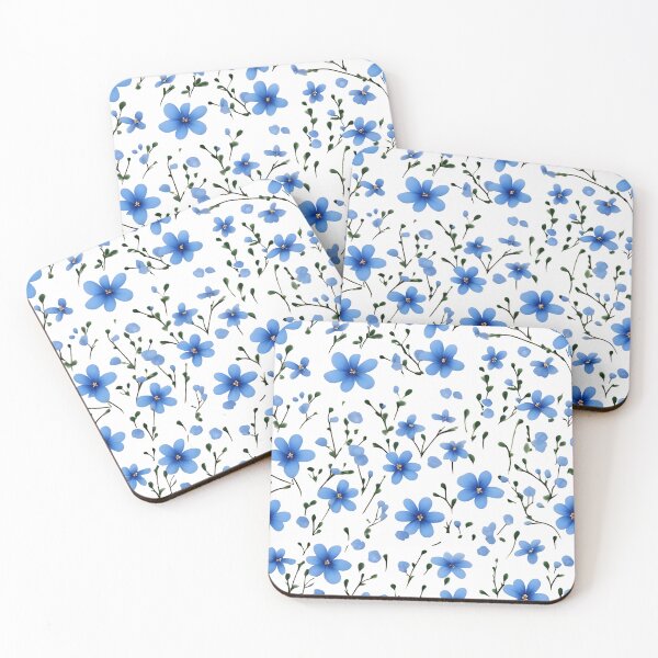 Item preview, Little Blue Flowers Seamless Pattern. designed and sold by ExtraEm.