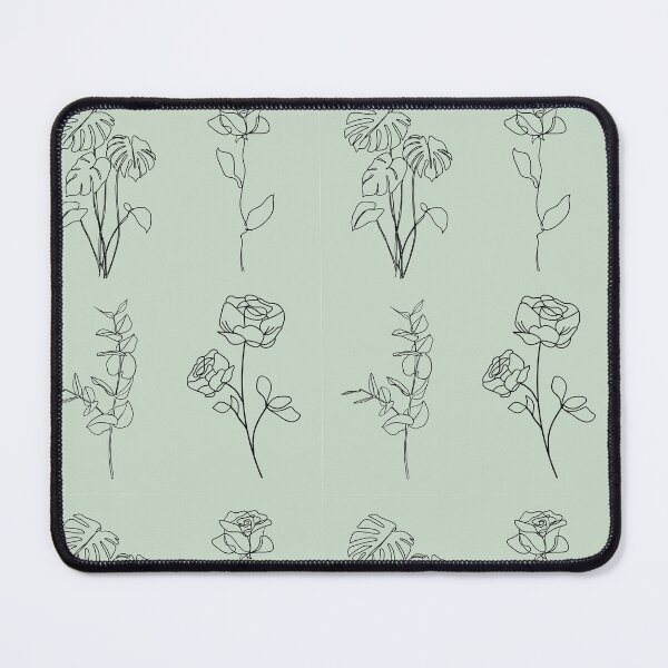 Item preview, Green Plants Line Art designed and sold by shopcosmiclatte.