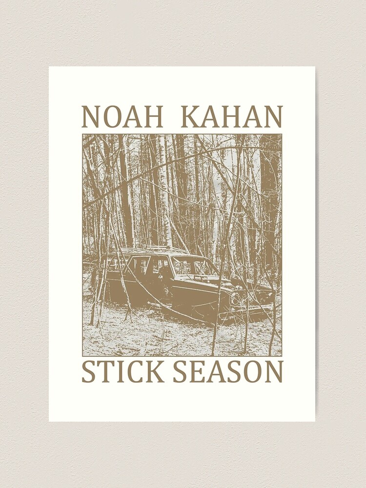 Stick Season by Noah Kahan  Soundwave Art Print Poster – The Wav