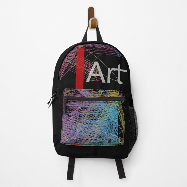 Item preview, i art Dark abstract background with a glowing abstract waves mix line full color designed and sold by wudtipun.