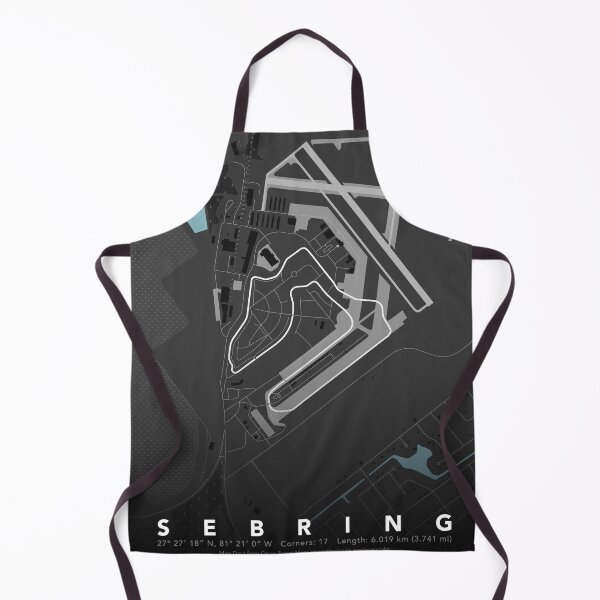 Item preview, Sebring International Raceway | Track Map designed and sold by MoshoboMakes.