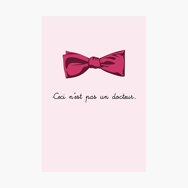 Item preview, Ceci n'est pas un docteur designed and sold by sirwatson.