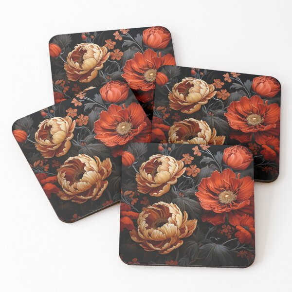 Item preview, Beautiful flower in dark theme designed and sold by Chuthamath.