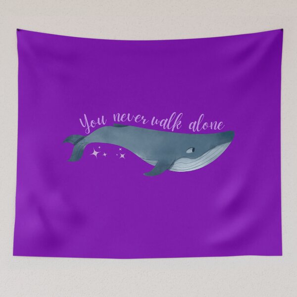 Item preview, You Never Walk Alone Whale (BTS) designed and sold by EspyDesignCo.