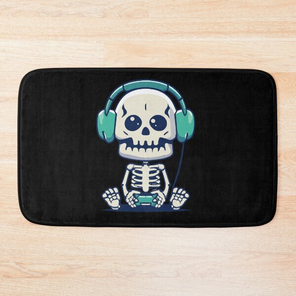Item preview, Skeleton Playing Videogames designed and sold by ElCrocodel.