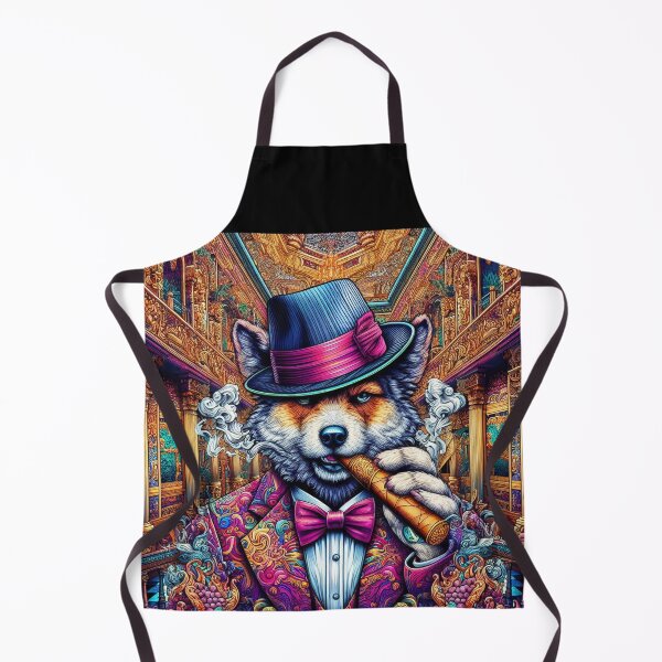 Item preview, Artsy High Class Suit Wearing Dog Smoking Cigar designed and sold by WooshiArt.