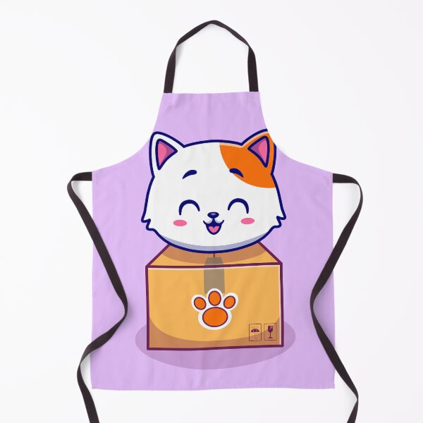Item preview, Cute Cat in Box Cartoon Vector Icon designed and sold by hjian8219.
