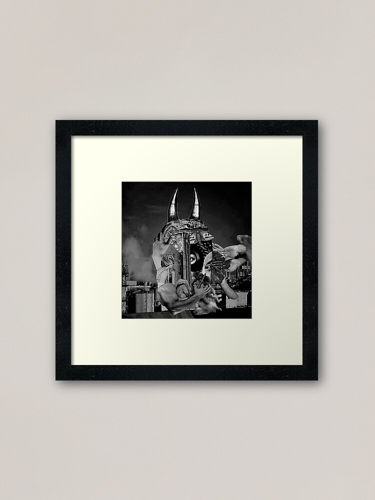 Thumbnail 1 of 7, Framed Art Print, Industrial Inferno Obsession designed and sold by Vesperalia.