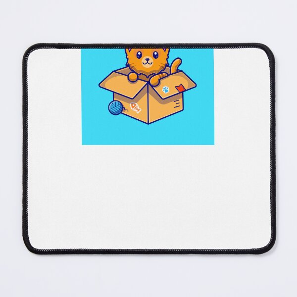Item preview,  Cute Cat in Box Cartoon Vector Icon designed and sold by hjian8219.
