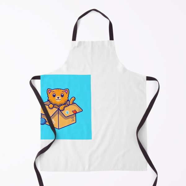 Item preview, Cute Cat in Box Cartoon Vector Icon designed and sold by hjian8219.