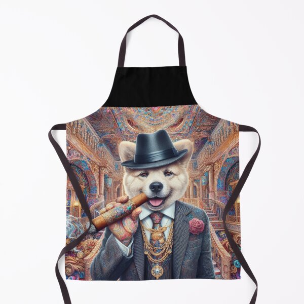 Item preview, Artsy High Class Suit Wearing Dog Smoking Cigar designed and sold by WooshiArt.