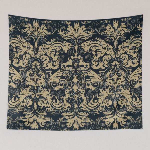 Item preview, Very Vintage Grunge Damask Pattern designed and sold by SamJanner.