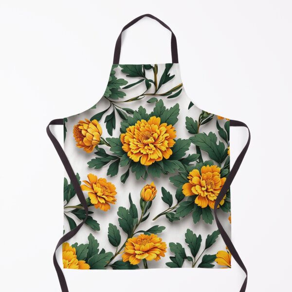 Item preview, Marigold Flowers on White  designed and sold by GraphicsClub.