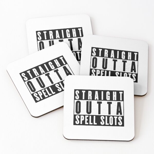 Item preview, Funny D&D Straight Outta Spell Slots Design designed and sold by jmtees6.