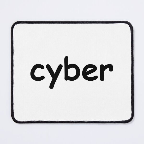 Item preview, Cyber - Comic Sans sticker (black text) designed and sold by Werulu.