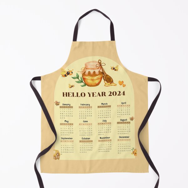 Item preview, Hello Year 2024 Calendar designed and sold by Samilddee.