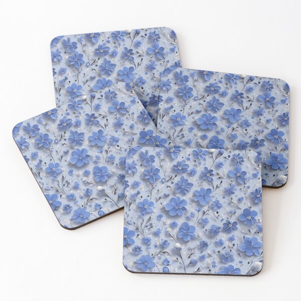 Item preview, Little Blue Flowers Seamless Pattern. designed and sold by ExtraEm.