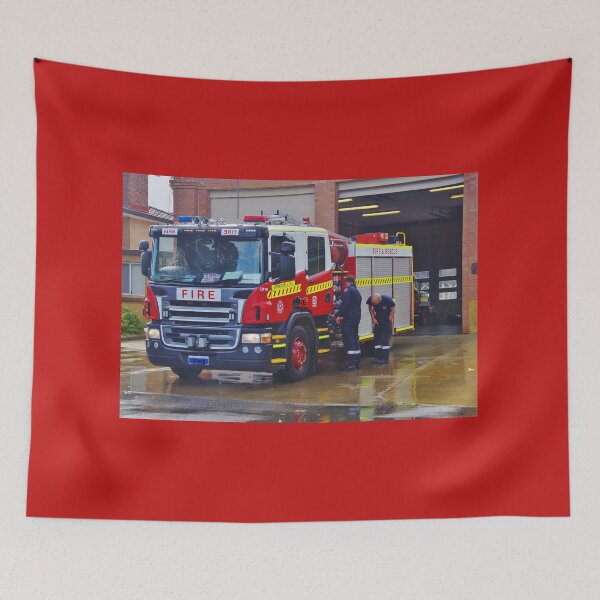 Item preview, Maintenance Time on the Fire Engine designed and sold by lezvee.