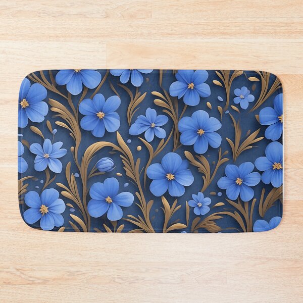 Item preview, Little Blue Flowers Seamless Pattern. designed and sold by ExtraEm.