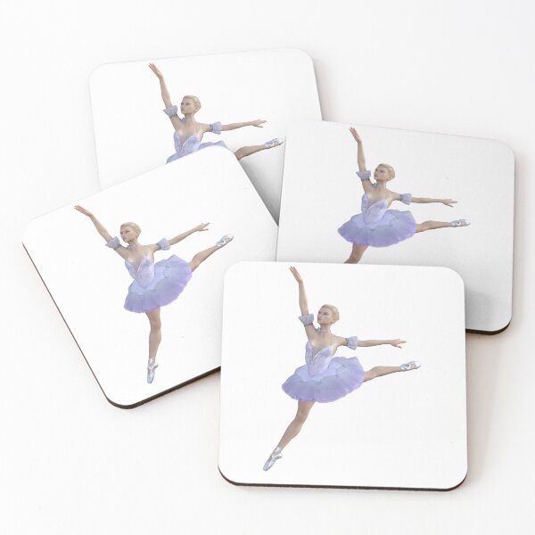 Item preview, Beautiful blonde ballerina on pointe in blue #05 designed and sold by AlluringVisions.