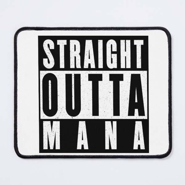 Item preview, Funny Straight Outta Mana Video Game Design designed and sold by jmtees6.