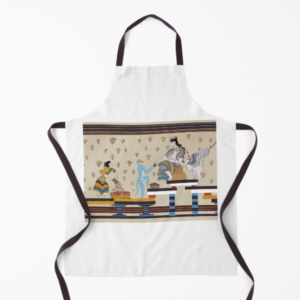 Item preview, Akrotiri Fresco - Goddess Receiving Gifts designed and sold by SunnyByTheBay.