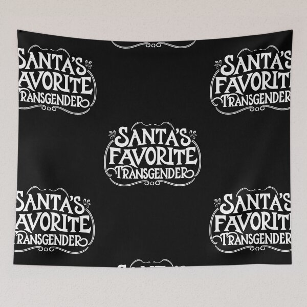 Item preview, Humorous Christmas Gift: Santa's Favorite Transgender designed and sold by randomorder.
