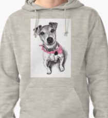 Jack Russell Terrier wearing a bandana Pullover Hoodie
