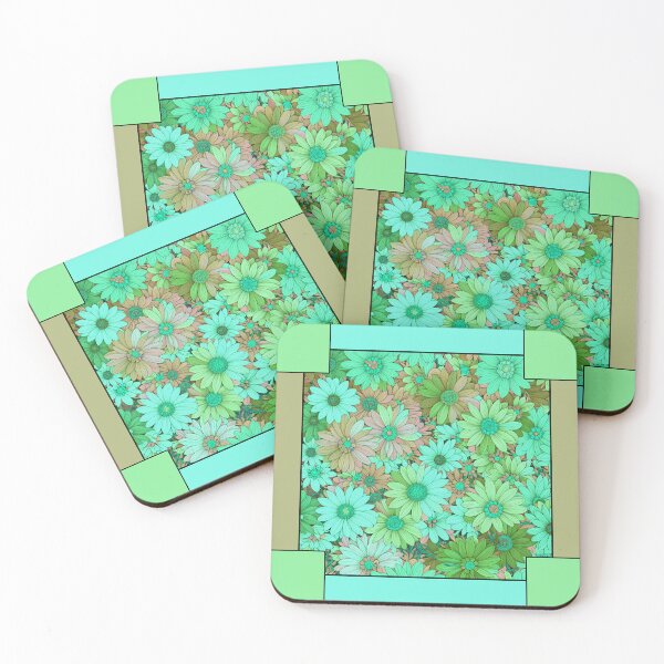 Item preview, Maximalist Flowers Pastel Floral Art Color Blocks Style 1 of 2 - Colors 3 of 4 designed and sold by Beachy.