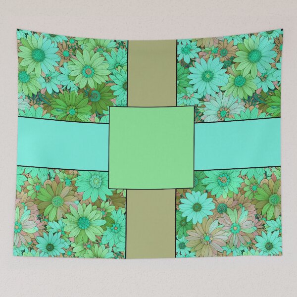 Item preview, Maximalist Flowers Pastel Floral Art Color Blocks Style 1 of 2 - Colors 3 of 4 designed and sold by Beachy.
