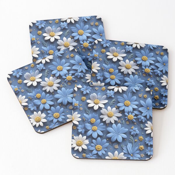 Item preview, Little Blue Flowers Seamless Pattern. designed and sold by ExtraEm.