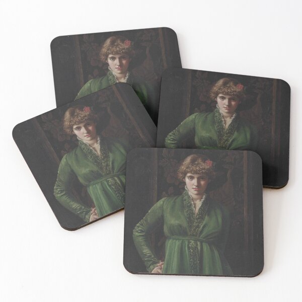 Item preview, The Green Dress (19th century) - Valentine Cameron Prinsep designed and sold by SALON DES ARTS.