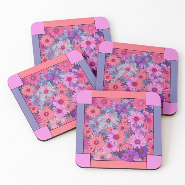 Item preview, Maximalist Flowers Pastel Floral Art Color Blocks Style 1 of 2 - Colors 4 of 4 designed and sold by Beachy.