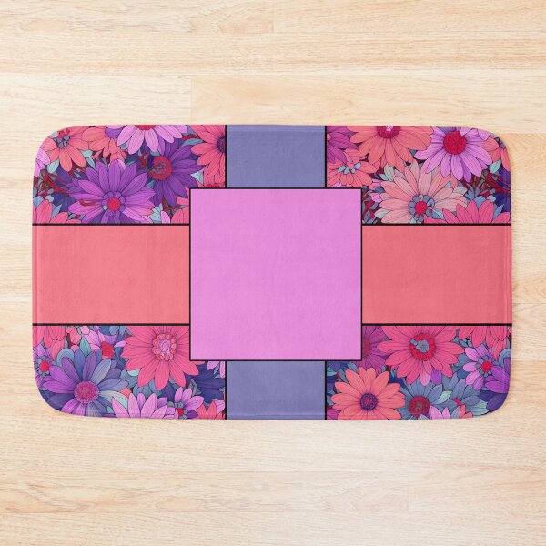Item preview, Maximalist Flowers Pastel Floral Art Color Blocks Style 1 of 2 - Colors 4 of 4 designed and sold by Beachy.