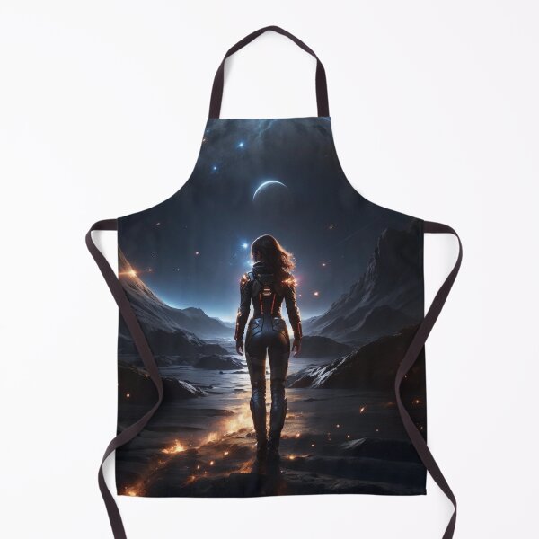 Item preview, confident astronaut at night - rear view designed and sold by biiid.