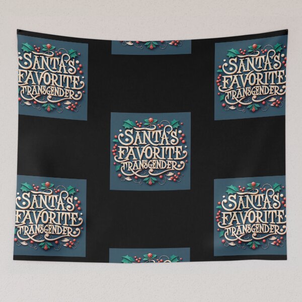 Item preview, Humorous Christmas Gift: Santa's Favorite Transgender designed and sold by randomorder.