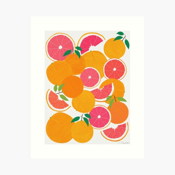 Grapefruit Art Prints for Sale