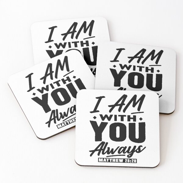 Item preview, Matthew 28:20 I Am With You Always designed and sold by plushism.
