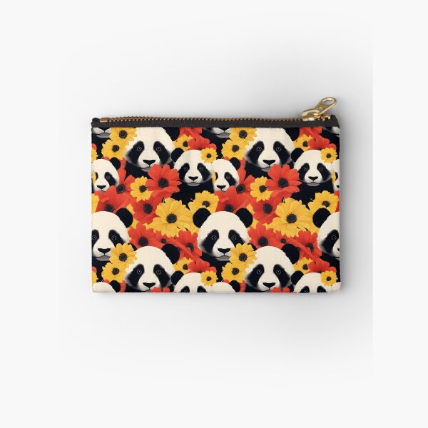 Item preview, Red and Yellow Cute Panda Composite Overlay Pattern #1 designed and sold by ARTficiallyAnon.